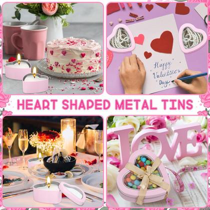 Imagem de Vela Aromática Funnymoom em Lata Metálica - Formato Coração 190ml com Tampa