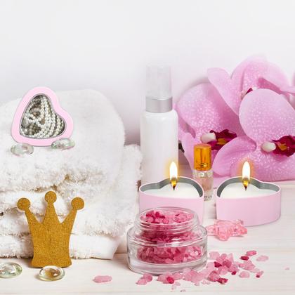 Imagem de Vela Aromática Funnymoom em Lata Metálica - Formato Coração 190ml com Tampa