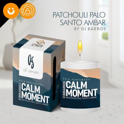 Imagem de Vela Aromática Perfumada 60g - Calm Moment By Gi Barros Aromaterapia