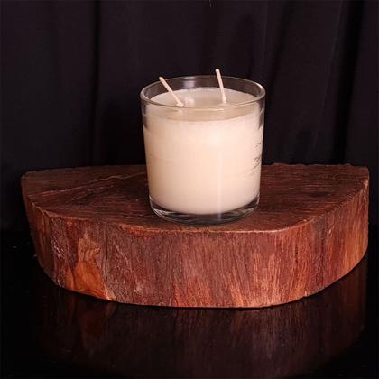 Imagem de Vela Aromática Perfumada De Erva-doce Com Tampa De Madeira