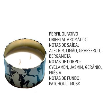 Imagem de Vela Aromática Perfumada Lata Patchouli Vanilla 250g Lenvie