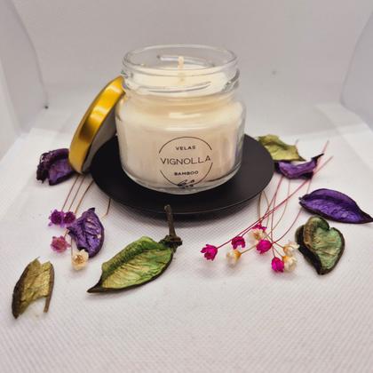 Imagem de Vela Aromática Pote de Vidro 90gr Aromas Perfume Velas Cera