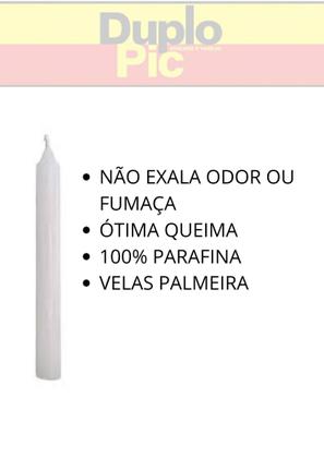 Imagem de VELA BRANCA 7 dias 320G PACOTE COM 10