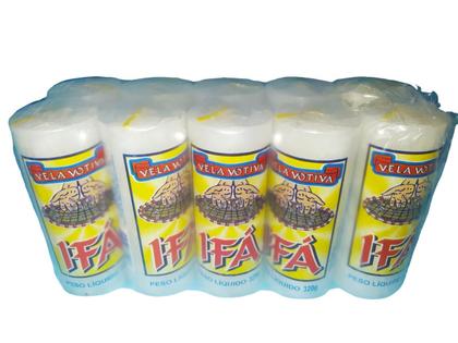 Imagem de VELA BRANCA 7 dias 320G PACOTE COM 10