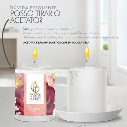 Imagem de Vela De 7 Dias Atacado  Premium 250g Velas De Mel - Amarela