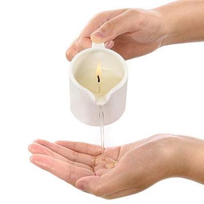 Imagem de Vela de massagem MELONY Soy Coconut 80g com óleo de amêndoa e karité
