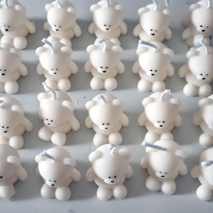 Imagem de Vela de Ursinho Aromatica Premium sem Parafina Perfumada Presente Lembrancinha