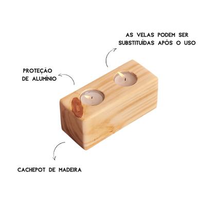 Imagem de Vela Decorativa Pinus Dois Irmãos