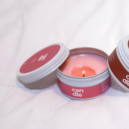 Imagem de Vela Hidratante Beijável Olove Candle 70g Vela para Massagem Sensual Aroma de Chocolate Livre de Parafina