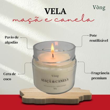 Imagem de Vela Maçã e Canela 140g