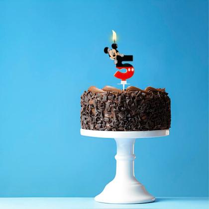 Imagem de Vela Mickey Mouse De Aniversário Bolo Festa Todos Números