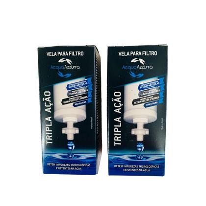 Imagem de Vela Para Filtro De Barro Tripla Ação Kit C/ 6 Unidades