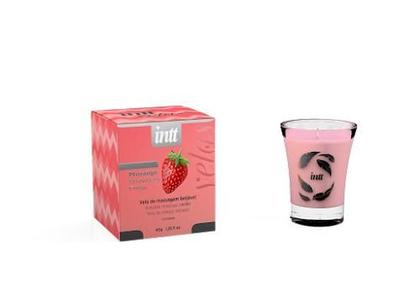 Imagem de Vela Para Massagem Aromática Beijável Sabor Morango 40g