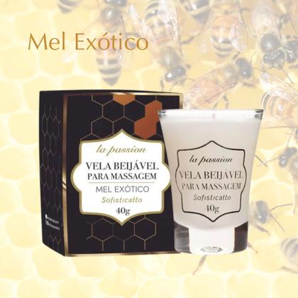 Imagem de Vela Para Massagem Beijável E Aromática Sabores - La Passion Sofisticatto - 40g