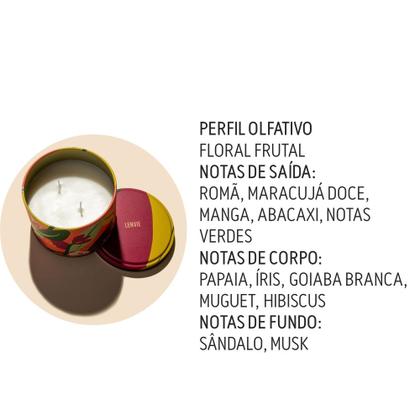 Imagem de Vela Perfumada Aromática Lara Magnólia Pacífica 250g Lenvie
