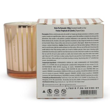 Imagem de Vela Perfumada Orquídeas E Caramelo Acqua Aroma Lúmina 180gr