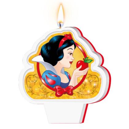 Imagem de Vela Plana Mêsversário Festa Branca De Neve Aniversário