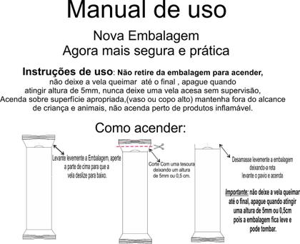 Imagem de Velas 7 Dias Branca 20 unidades de 260g Votiva