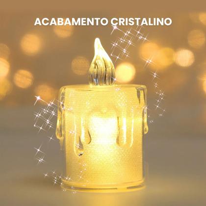 Imagem de Velas Led Decorativas Eletronica Para Surpresas Festas Kit 3