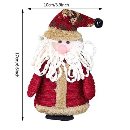 Imagem de Velho da floresta de Natal com pingente de lâmpada, boneca sem rosto brilhando pequena Penda