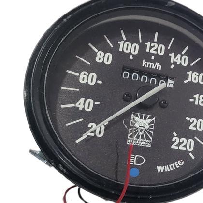 Imagem de Velocímetro Mecânico 0 220 Km 110mm Preto Puma GTS GTE 68/75
