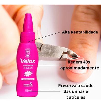 Imagem de Velox Medicatriz Removedor De Cutículas Creme Ultra Rápido Manicure 15m