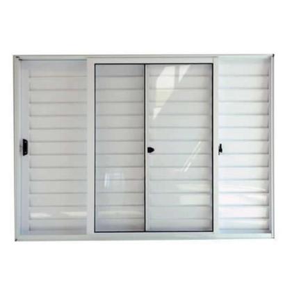 Imagem de Veneziana 3 Folhas 1.20x1.20 Branca Linha 18 Modular