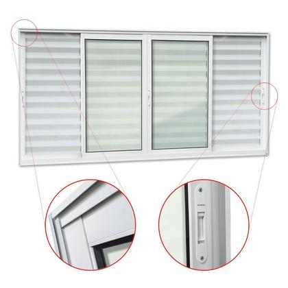 Imagem de Veneziana Elite 6 Folhas Moveis 100 X 150 Vidro Liso