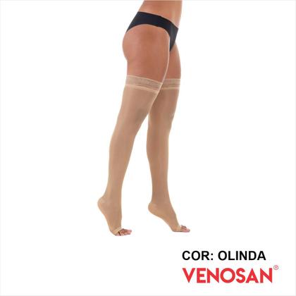 Imagem de Venosan legline meia coxa 7/8 agh 15-23 pe aberto - 01 par