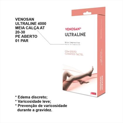 Imagem de Venosan ultraline 4000 meia calça at 20-30 pe aberto bege - 01 par