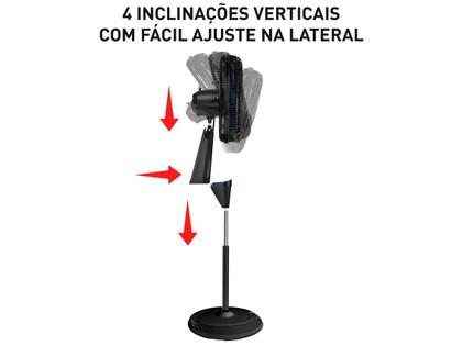 Imagem de Ventilador 2 em 1 Arno X-Treme VE9M 40cm 9 Pás 3 Velocidades Preto e Azul Escuro