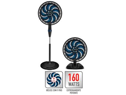 Imagem de Ventilador 2 em 1 Arno X-Treme VE9M 40cm 9 Pás 3 Velocidades Preto e Azul Escuro