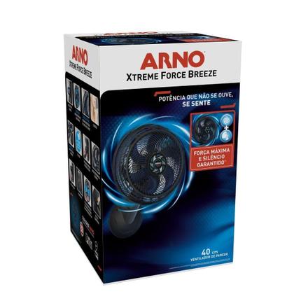 Imagem de Ventilador Arno Parede 40cm Xtreme Force 40cm 6 Pas VB4P Preto 220V