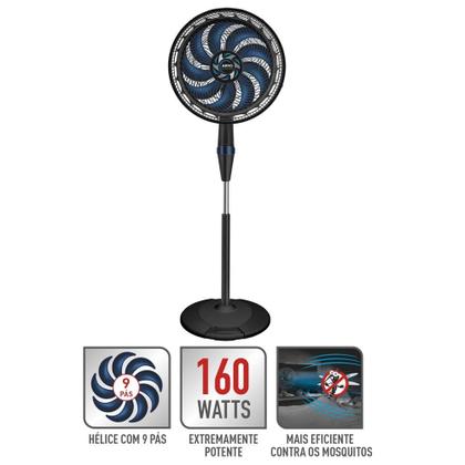 Imagem de Ventilador Arno X-treme 9 Coluna Repelente 40cm  VE9R