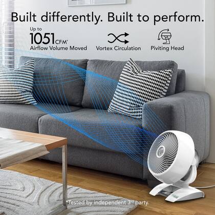 Imagem de Ventilador Circulador de Ar Vornado 6303DC Energy Smart Medium White