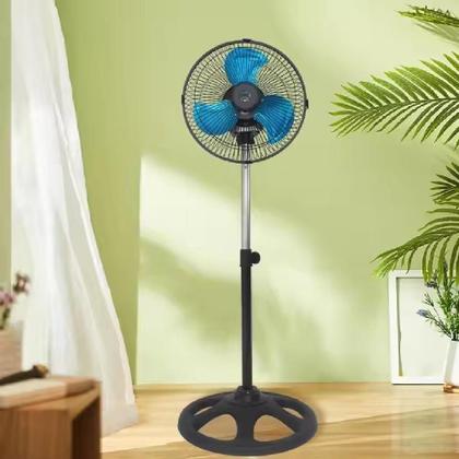 Imagem de Ventilador coluna 220v de chao potente profissional 3 velocidades 45w coluna pedestal giratorio 3 velocidades turbo sile