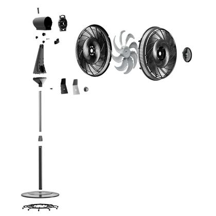 Imagem de Ventilador Coluna 50cm 180w 8 Pás Silencioso Wap Flow Turbo Frequência 60 Hz 220V