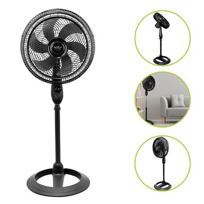 Imagem de Ventilador Coluna Pedestal 40cm Mega Turbo 6 Pás 127v