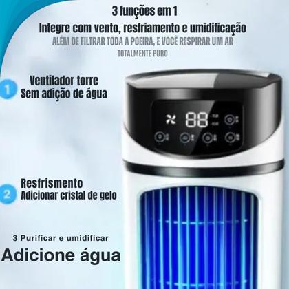 Imagem de Ventilador com Pulverizador de Água Para Casa e Escritório Com Garantia