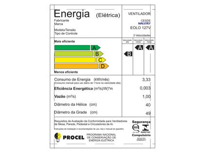 Imagem de Ventilador De Coluna 110v 40cm 6 Pás Silencioso Super Turbo