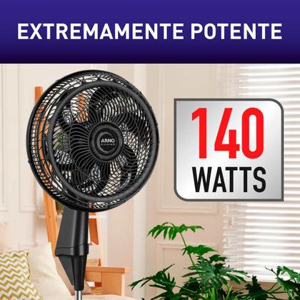 Imagem de Ventilador de Coluna 40cm Arno X-TREME 6, 6 PÁS 140W 220V VE6C