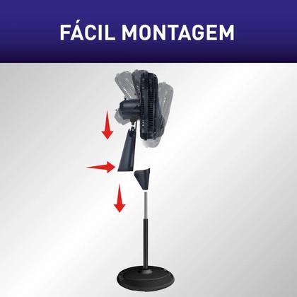 Imagem de Ventilador De Coluna 40cm Chumbo Ve98 220V