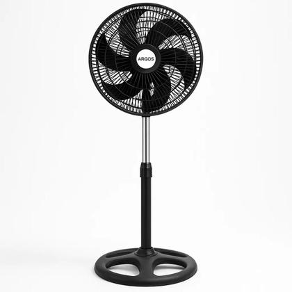 Imagem de Ventilador de Coluna Argos 30cm 120W 110V ou 220V  3 Velocidades, Regulável, Oscilante e Silencioso