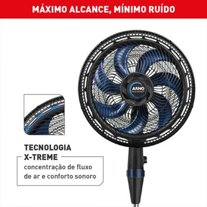 Imagem de Ventilador de coluna arno x-treme 7, 40 cm 7 pás 150w ve7c 220v