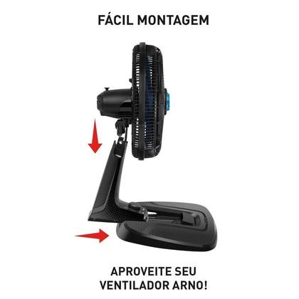 Imagem de Ventilador de Coluna Arno Xtreme Force Breeze 50cm Preto VB52 - 127V