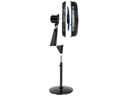 Imagem de Ventilador de Coluna Arno Xtreme Force Breeze VB52 50cm 6 Pás 3 Velocidades Preto e Azul