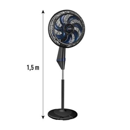Imagem de Ventilador de Coluna ArnoVE7C X-treme 40CM 7 Pás Preto e Azul 220V