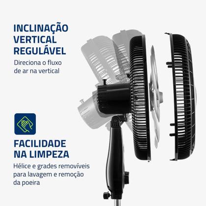 Imagem de Ventilador de Coluna Mondial Turbo 8 Pás 40 cm VTX-40C-8P