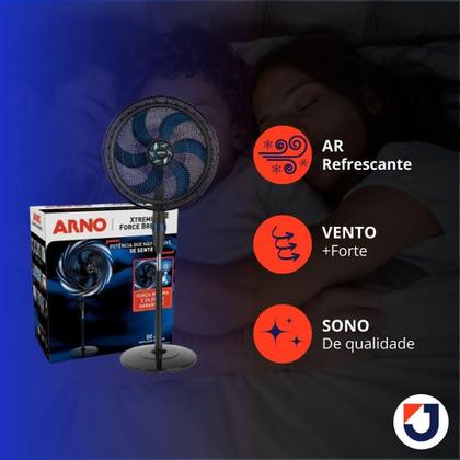 Imagem de Ventilador De Coluna Xtreme Force Breeze Preto 50 Cm 127V Arno