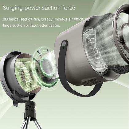 Imagem de Ventilador de Exaustão Portátil para Cozinha - Modelo Desktop Preto